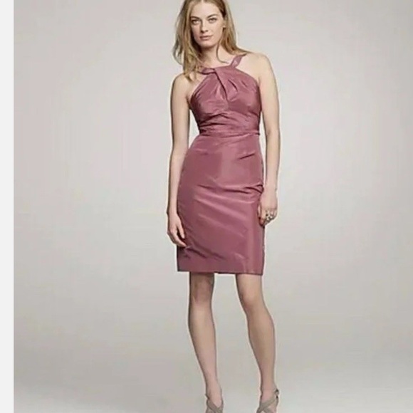 100% silk JCrew Blue taffeta dress! New with Tags! Size 4. “Gracie” - Picture 1 of 4